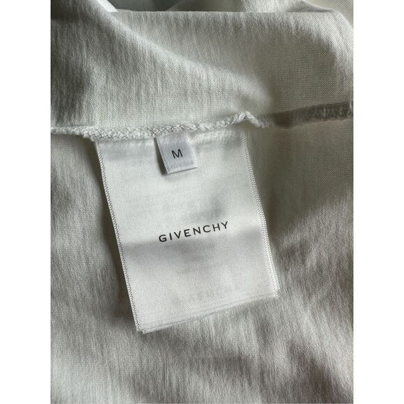 Givenchy Crew Neck Short Sleeve Cotton Embroidered Logo T-shirt Medium $470 - Picture 12 of 12